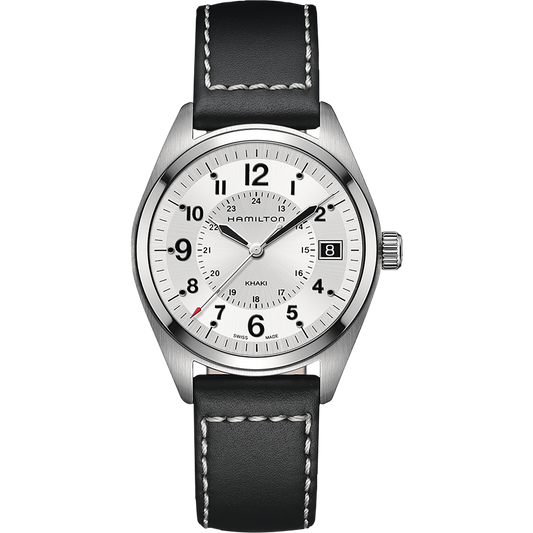 Orologio Hamilton Khaki Field Quartz 40 mm Silver