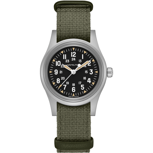 Orologio Hamilton Khaki Field Mechanical 36 Mm Acciaio Cinturino Nato Cotone