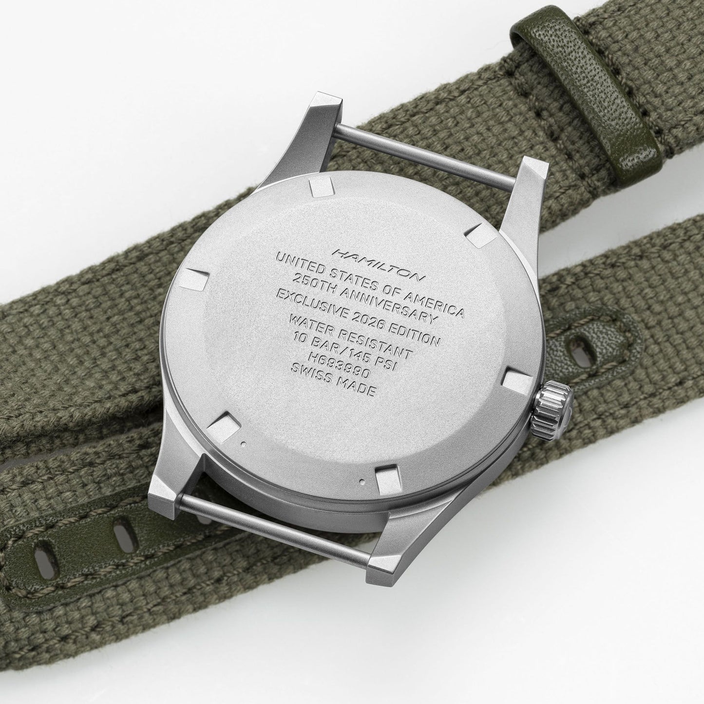 Orologio Hamilton Khaki Field Mechanical 36 Mm Acciaio Cinturino Nato Cotone