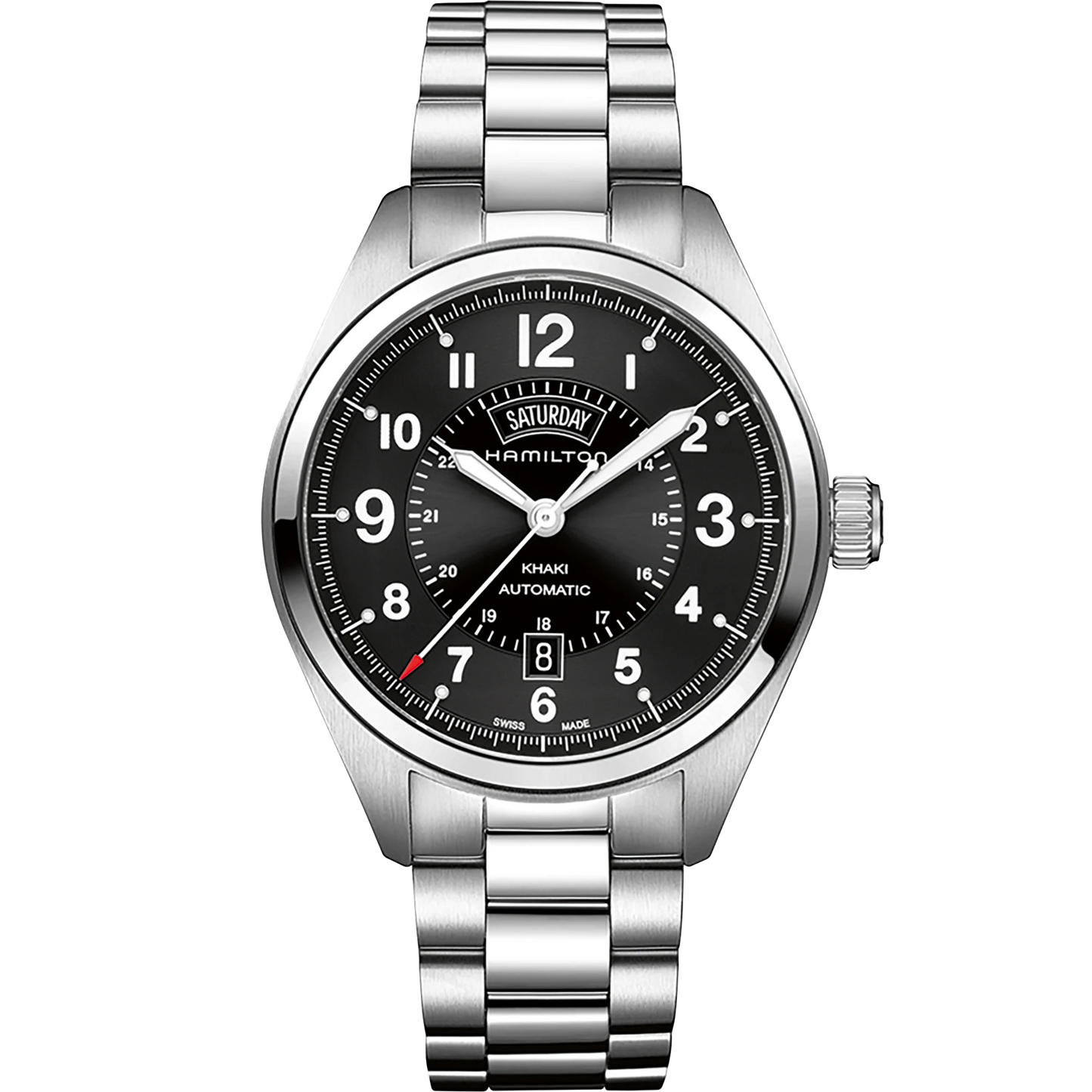 Orologio Hamilton Khaki Field Day Date 42 mm Nero