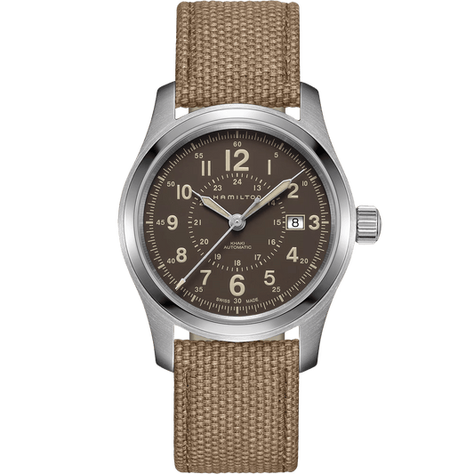 Orologio Hamilton Khaki Field Auto 42 mm Marrone