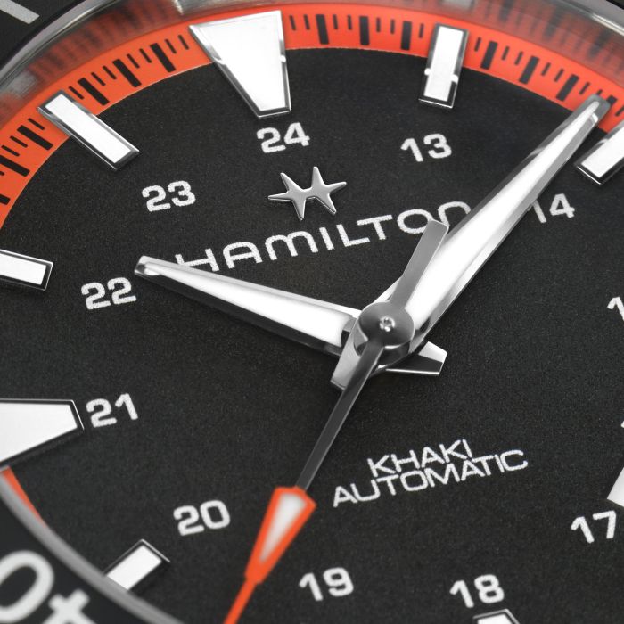 Orologio Hamilton Khaki Navy Scuba Automatico 40 mm Arancione