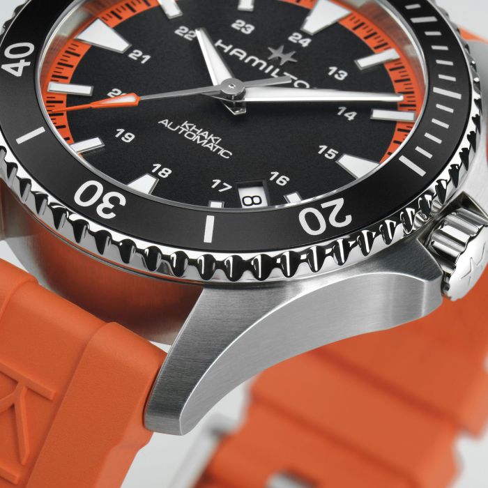 Orologio Hamilton Khaki Navy Scuba Automatico 40 mm Arancione