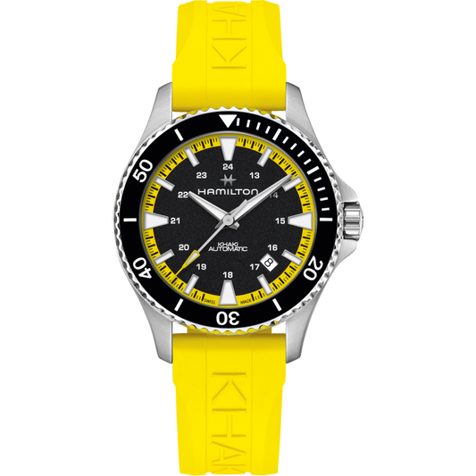 Orologio Hamilton Khaki Navy Scuba Automatico 40 mm Giallo