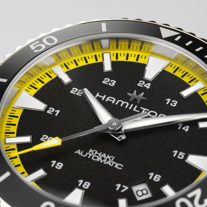 Orologio Hamilton Khaki Navy Scuba Automatico 40 mm Giallo