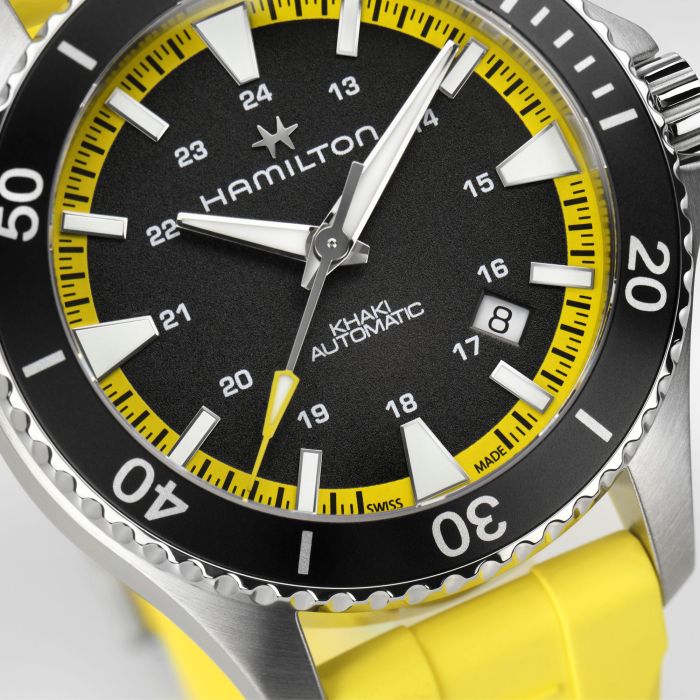 Orologio Hamilton Khaki Navy Scuba Automatico 40 mm Giallo