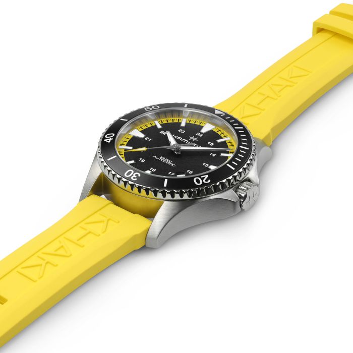 Orologio Hamilton Khaki Navy Scuba Automatico 40 mm Giallo