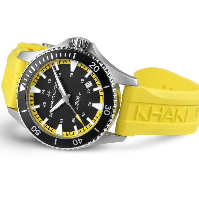 Orologio Hamilton Khaki Navy Scuba Automatico 40 mm Giallo