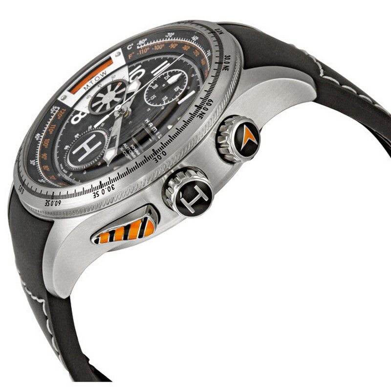 Orologio Hamilton Khaki X-Copter Automatico Chrono Acciaio Gomma Nera