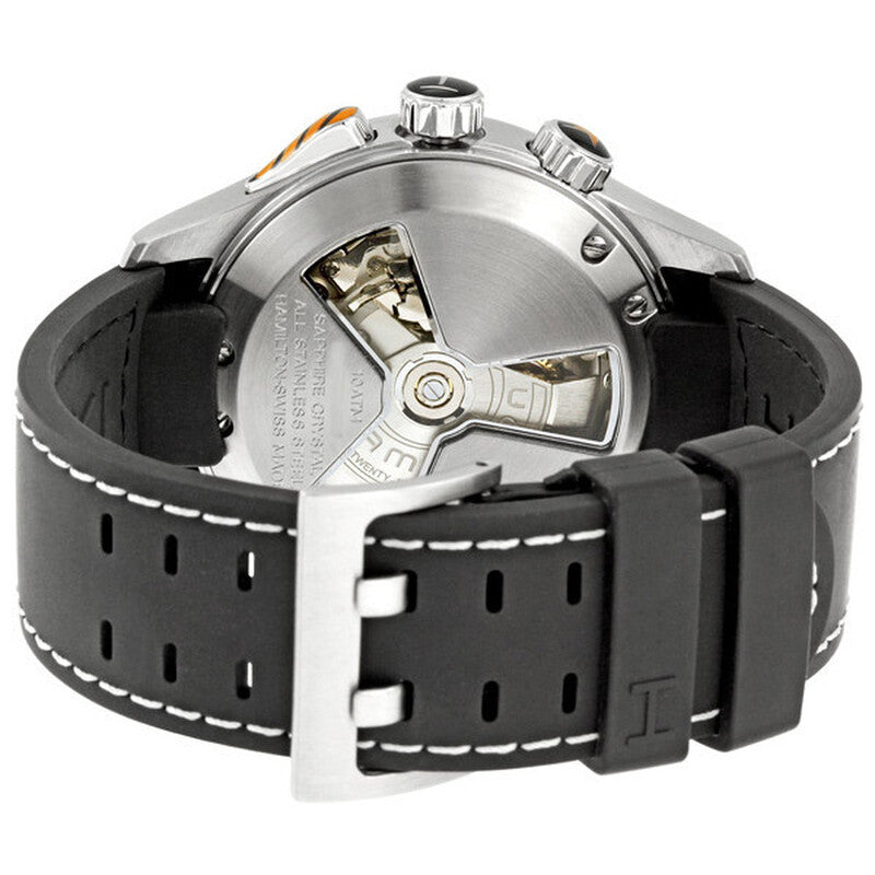 Orologio Hamilton Khaki X-Copter Automatico Chrono Acciaio Gomma Nera