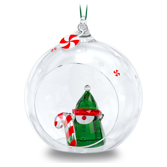Decorazioni Swarovski Holiday Cheers Ball Ornament Santas Elf