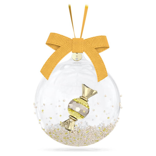 Decorazioni Natalizie Swarovski Holiday Cheers Ball Orn Yellow