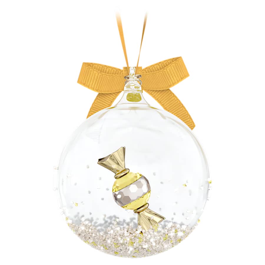 Decorazioni Natalizie Swarovski Holiday Cheers Ball Orn Yellow