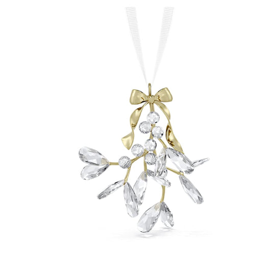 Decorazioni Natalizie Swarovski Holiday Magic Ornament Mistletoe, Vischio