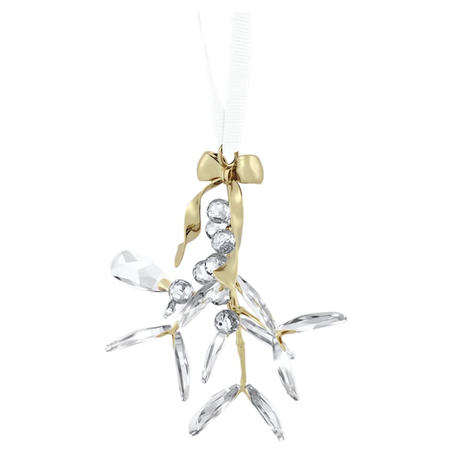 Decorazioni Natalizie Swarovski Holiday Magic Ornament Mistletoe, Vischio