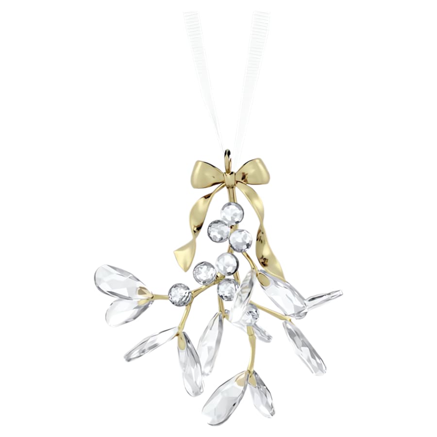 Decorazioni Natalizie Swarovski Holiday Magic Ornament Mistletoe, Vischio