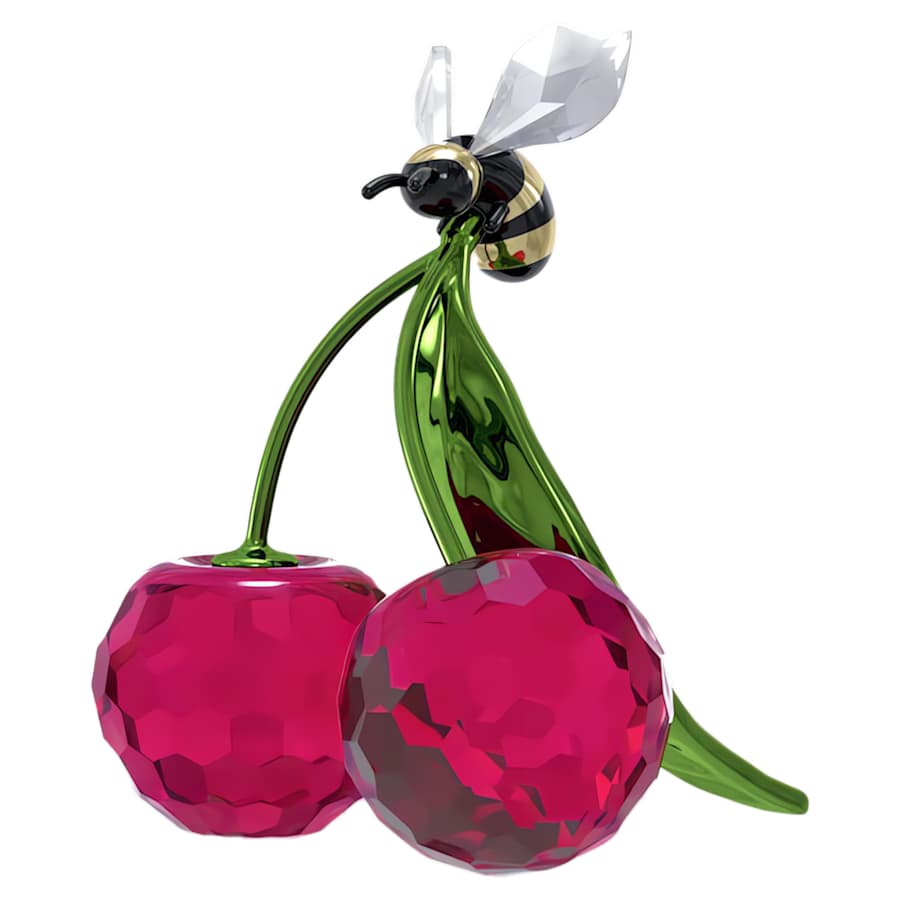 Oggettistica Swarovski Idyllia Bee And Cherry, Ape e Ciliegia
