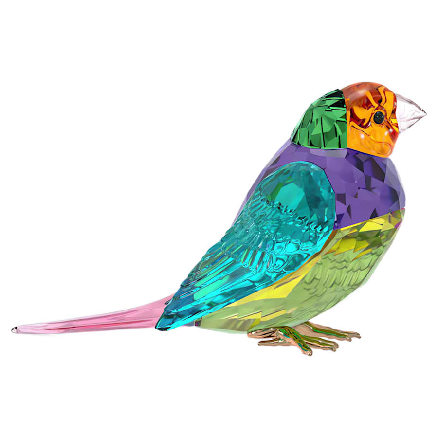 Oggettistica Swarovski Idyllia Scs Gouldian Finch, Diamante di Gould, Small - Edizione Limitata