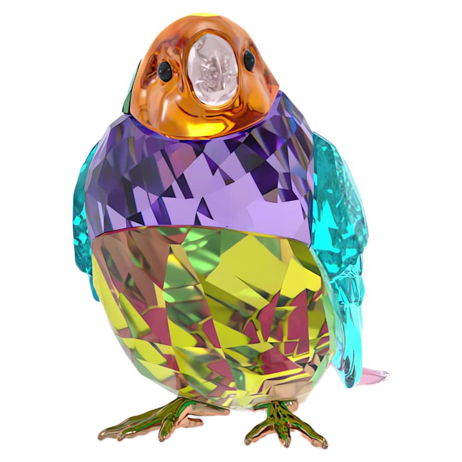 Oggettistica Swarovski Idyllia Scs Gouldian Finch, Diamante di Gould, Small - Edizione Limitata