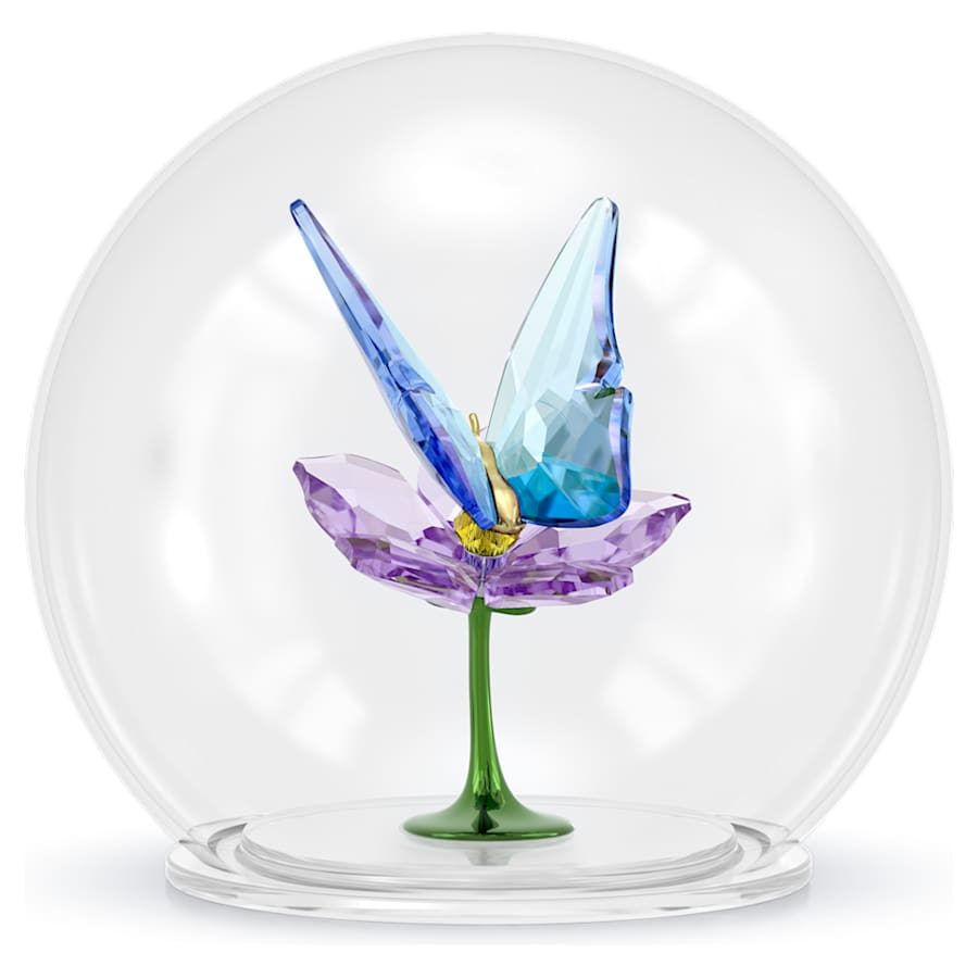 Oggettistica Swarovski Idyllia Glass Ball Butterfly And Flower, Sfera in Vetro Farfalla e Fiore