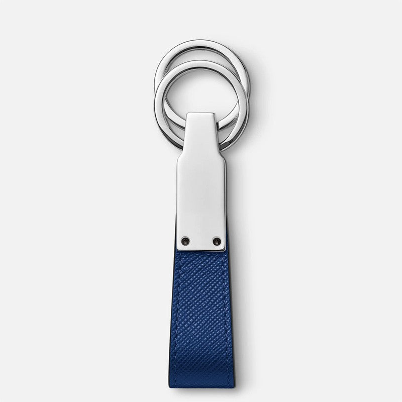 Portachiavi Montblanc Sartoria Pelle Blu