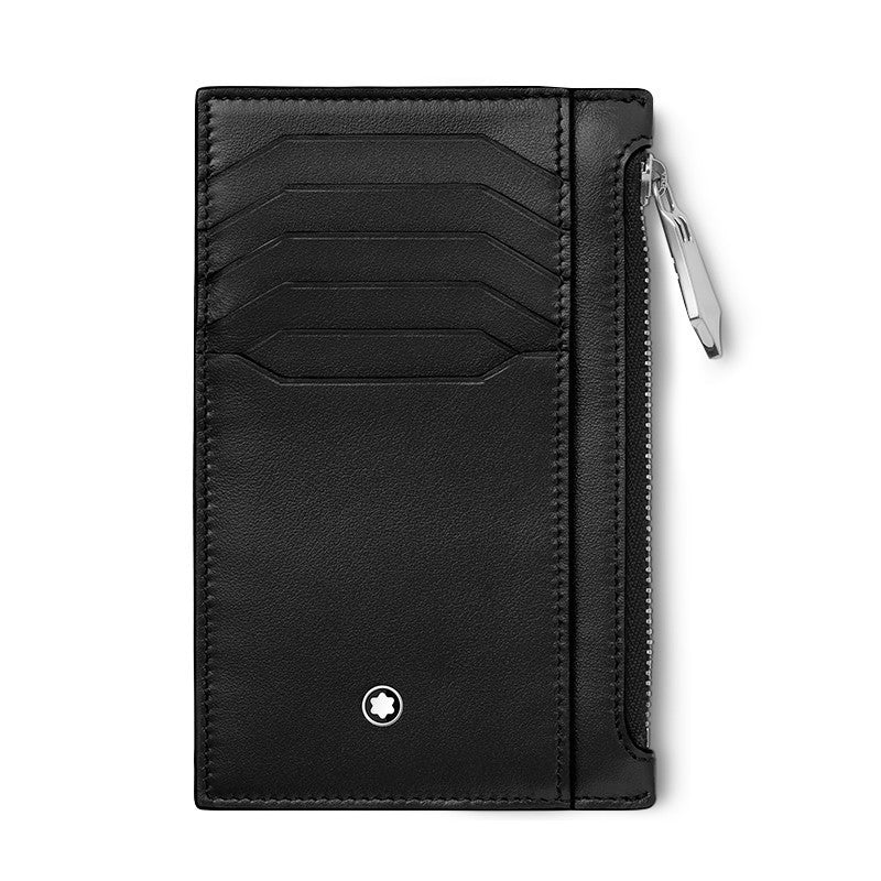 Portacarte Di Credito Montblanc Meisterstuck Custodia 8 Scomparti Pelle Nera