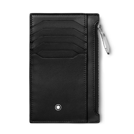 Portacarte Di Credito Montblanc Meisterstuck Custodia 8 Scomparti Pelle Nera