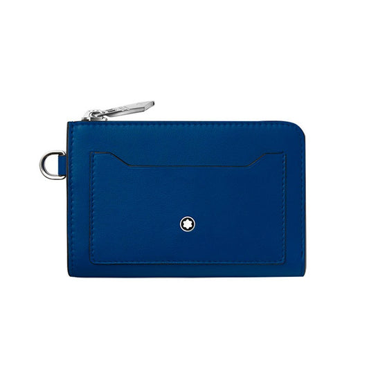 Portachiavi Montblanc Meisterstuck 4 Scomparti Pelle Blu