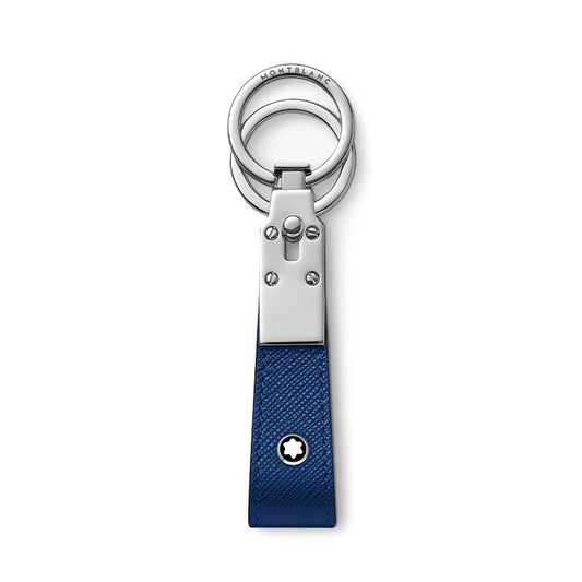 Portachiavi Montblanc Sartoria Pelle Blu