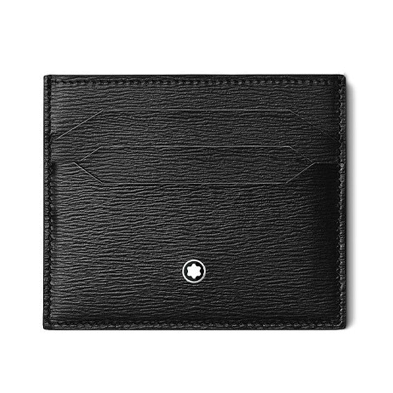 Portacarte Di Credito Montblanc Meisterstuck 4810 Pelle Nera