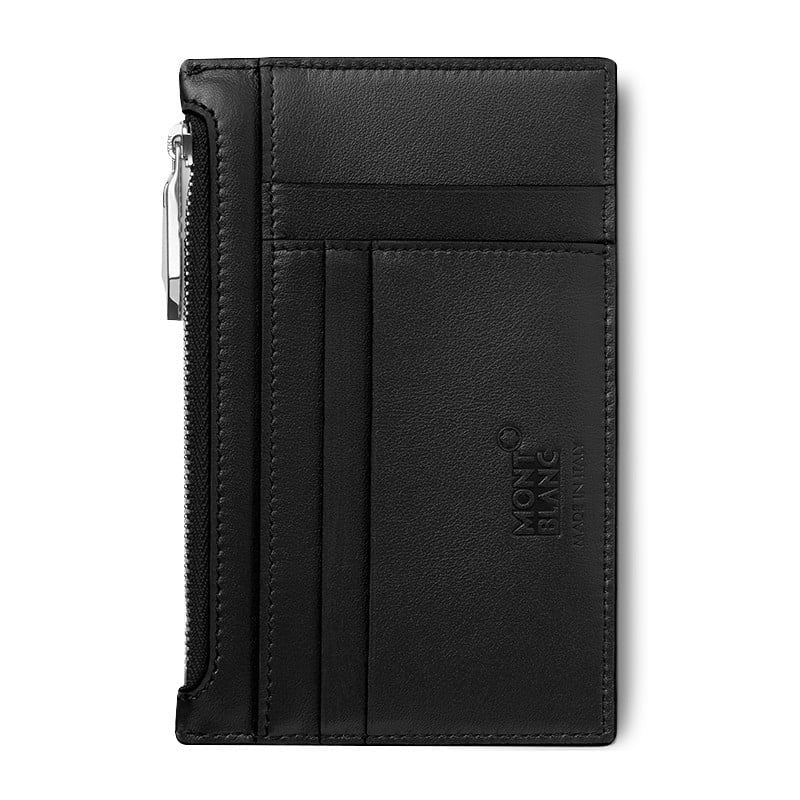 Portacarte Di Credito Montblanc Meisterstuck Custodia 8 Scomparti Pelle Nera