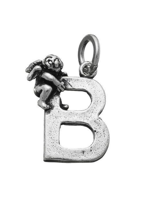 Charms Giovanni Raspini Charm Zodiaco Lettera B Con Angelo