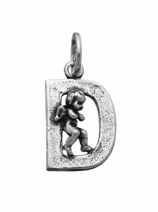 Charms Giovanni Raspini Charm Zodiaco Lettera D Con Angelo