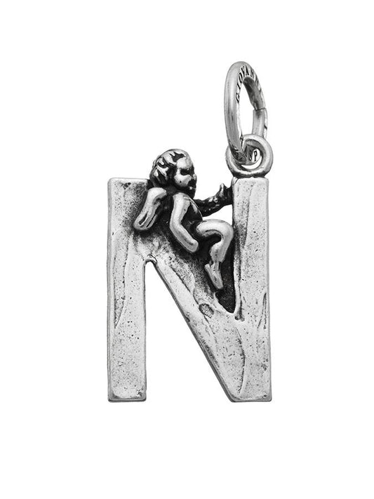 Charms Giovanni Raspini Charm Lettera N Con Angelo