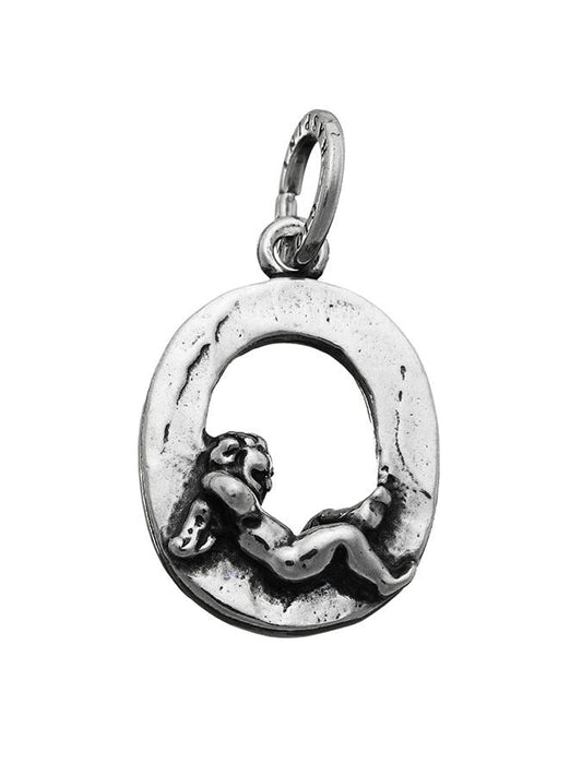 Charms Giovanni Raspini Charm Zodiaco Lettera O Con Angelo