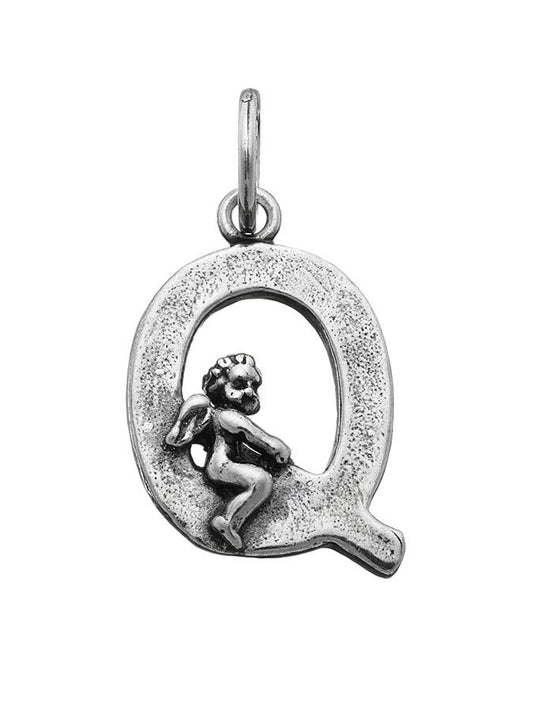 Charms Giovanni Raspini Charm Zodiaco Lettera Q Con Angelo