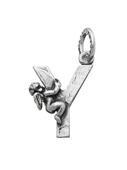 Charms Giovanni Raspini Charm Zodiaco Lettera Y Con Angelo