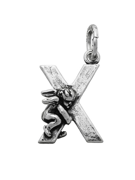 Charms Giovanni Raspini Charm Zodiaco Lettera X Con Angelo