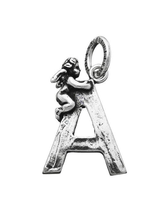 Charms Giovanni Raspini Charm Lettera A Con Angelo