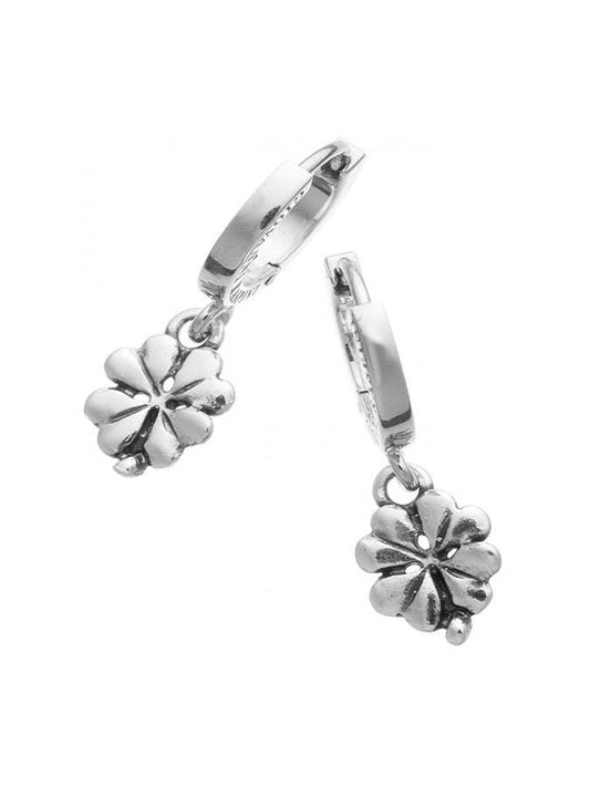 Orecchini Giovanni Raspini Huggie Quadrifoglio