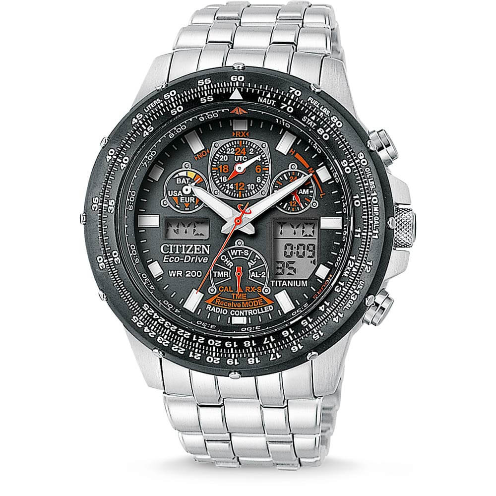 Orologio Citizen Promaster Sky Super Skyhawk Eco-Drive Chrono Titanio Braccialato