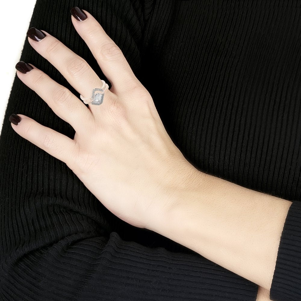Set 2 Anelli Swarovski Gallery - Misura 58