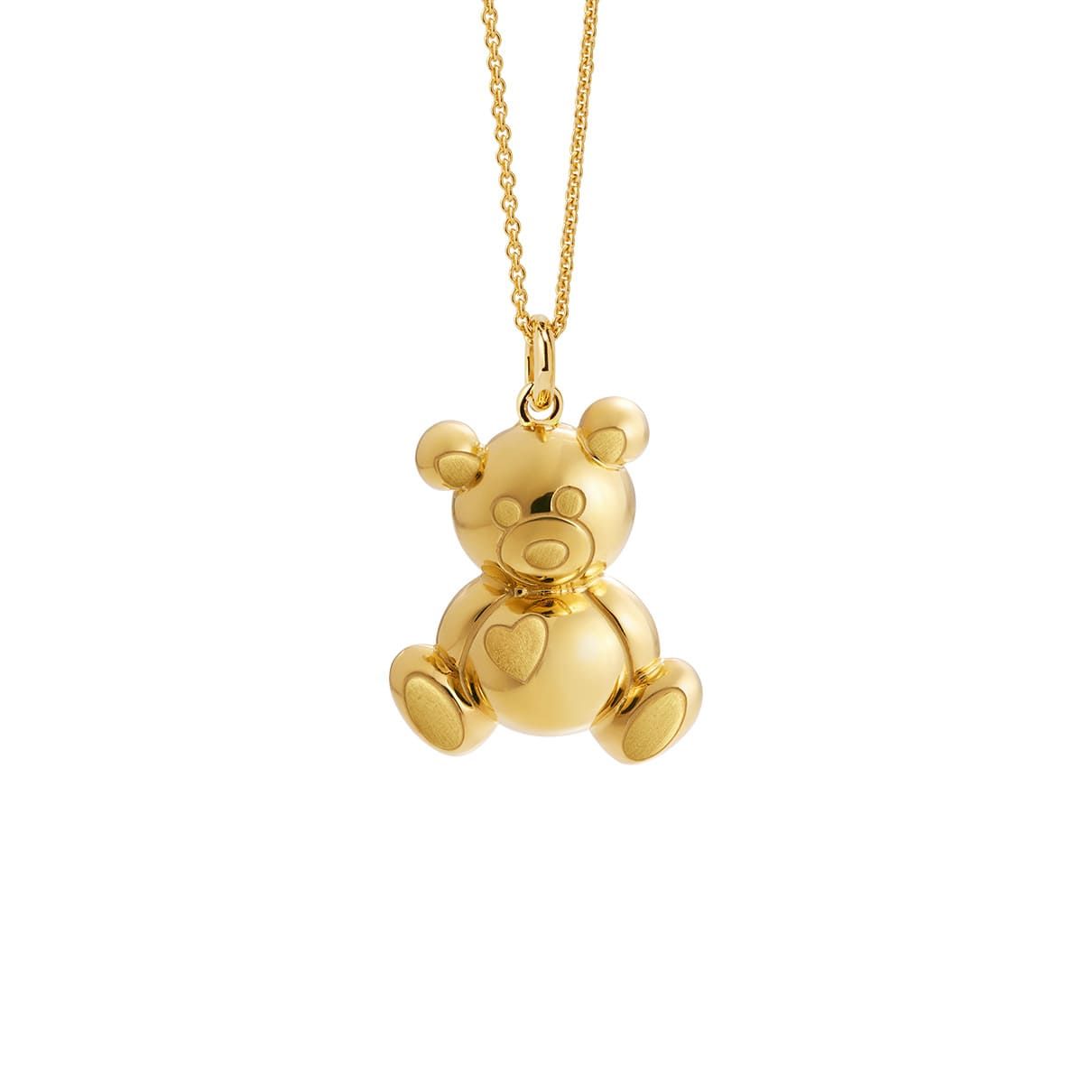 Collana Lebebé Suonamore Gli Orsetti Argento Dorato Pendente Orso Chiamangeli