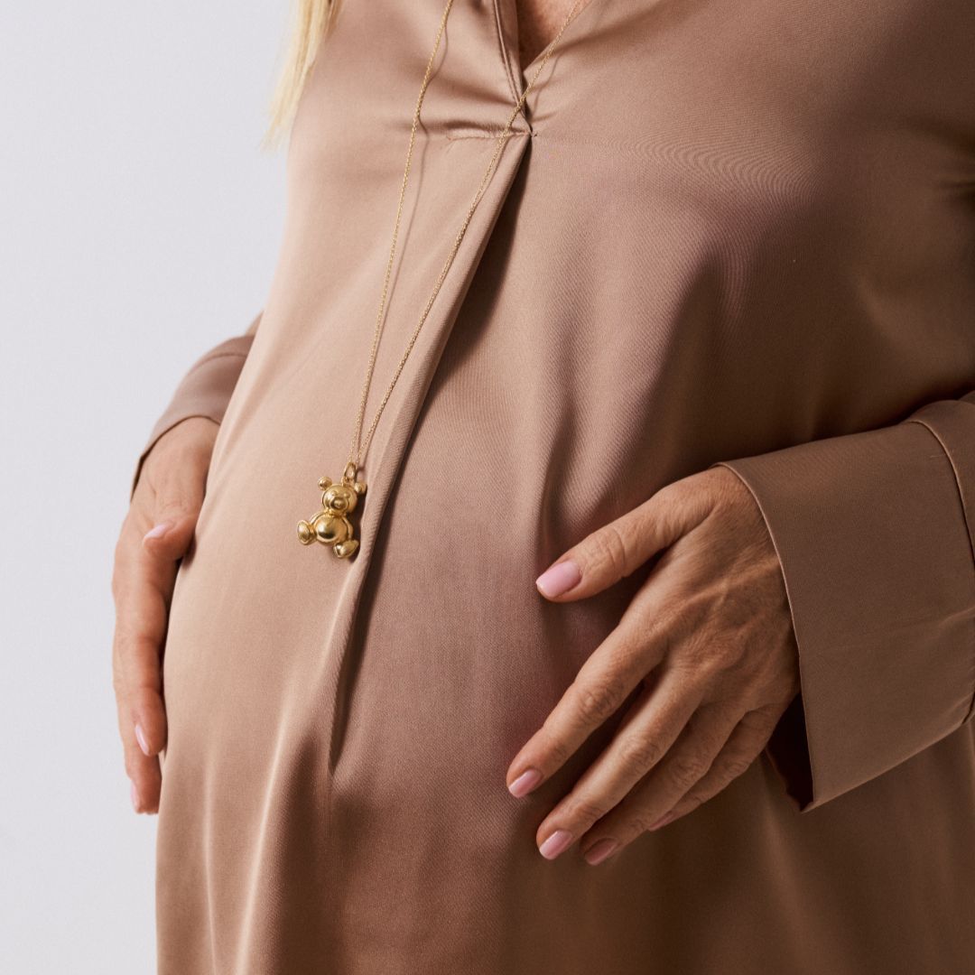 Collana Lebebé Suonamore Gli Orsetti Argento Dorato Pendente Orso Chiamangeli