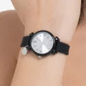 Orologio Donna Luca Barra Nero Charm Quadrifoglio