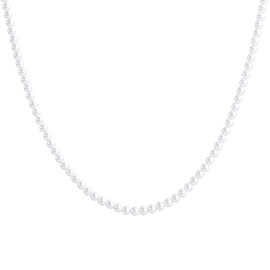 Collana Luca Barra Pvd Oro Perle Sintetiche