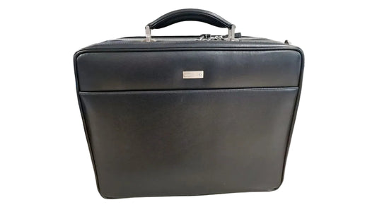 Borsa Lavoro Montblanc Meisterstuck Pelle Nera