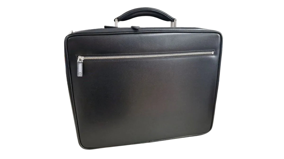 Borsa Lavoro Montblanc Meisterstuck Pelle Nera