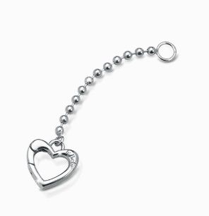 Elemento Aggiuntivo Lebebé Lockyourlove con Moschettone a Cuore