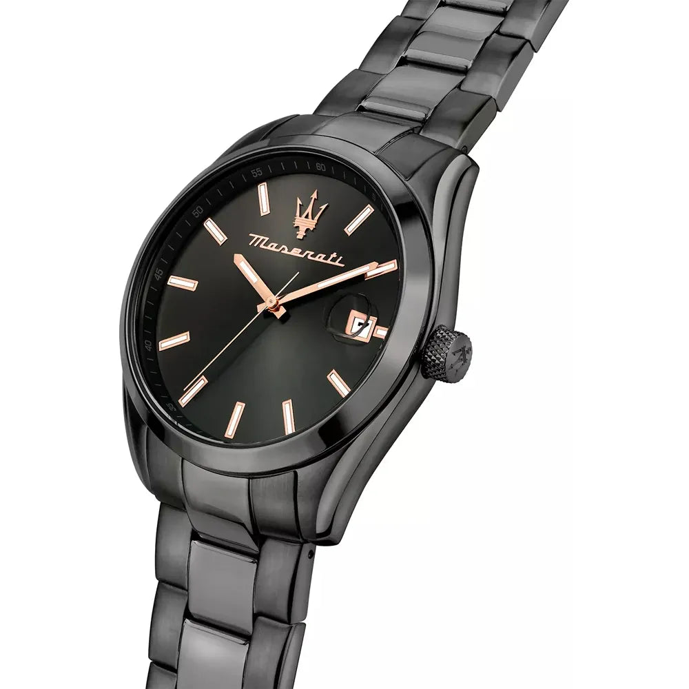 Orologio Maserati Attrazione 43 Mm Pvd Gun Braccialato